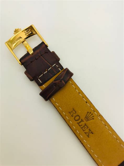 rolex leather straps with buckle